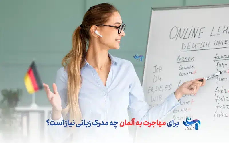 برای مهاجرت به آلمان چه مدرک زبانی نیاز است